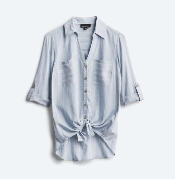 Tops - NWT Blue Button down